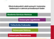Oferta krakowskich szkół wyższych i instytutów badawczych w zakresie prowadzonych badań