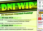 Dni Wydziału Inżynierii Produkcji SGGW 22 – 24 maja 2012r.